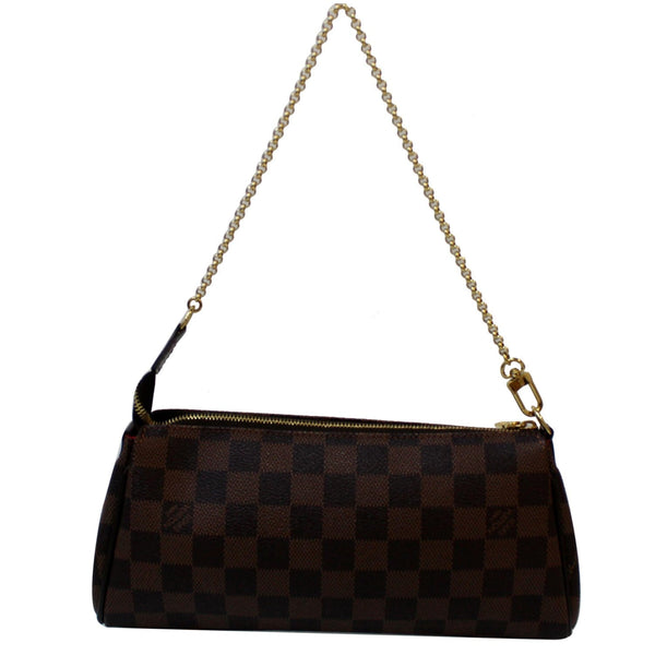 Golden chain Lv Pochette Eva Damier Ebene Crossbody Bag