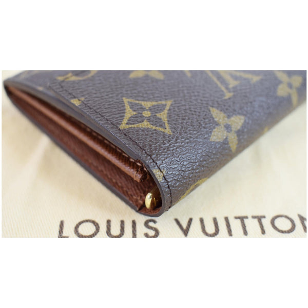 LOUIS VUITTON Monogram Canvas Sarah Wallet Brown