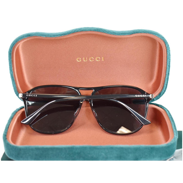 GUCCI Rectangular Sunglasses GG0016SA Black
