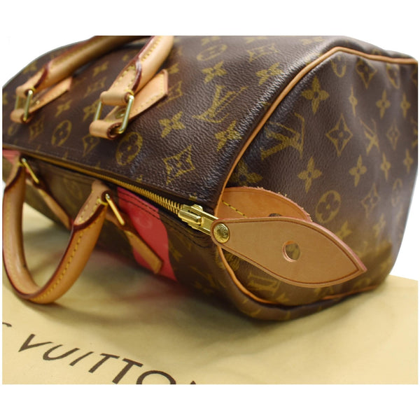 Louis Vuitton V Speedy 30 Grenade Satchel Handbag