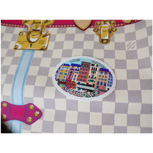 Louis Vuitton Neverfull MM Summer Trunk Damier Azur shoulder bag