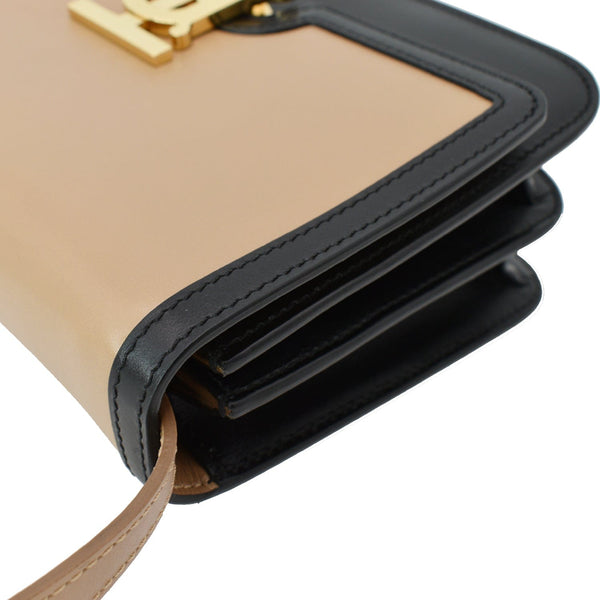 BURBERRY TB Small Leather Crossbody Bag Beige - Hot Deals