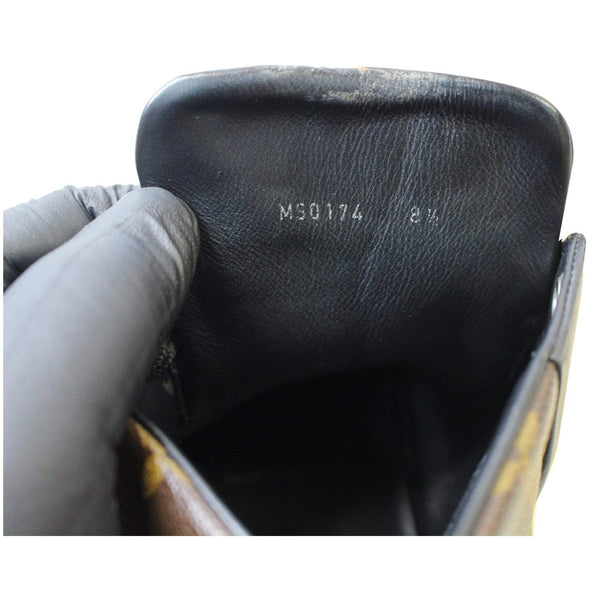 authentic Louis Vuitton Line Up Monogram High Top Sneakers Black