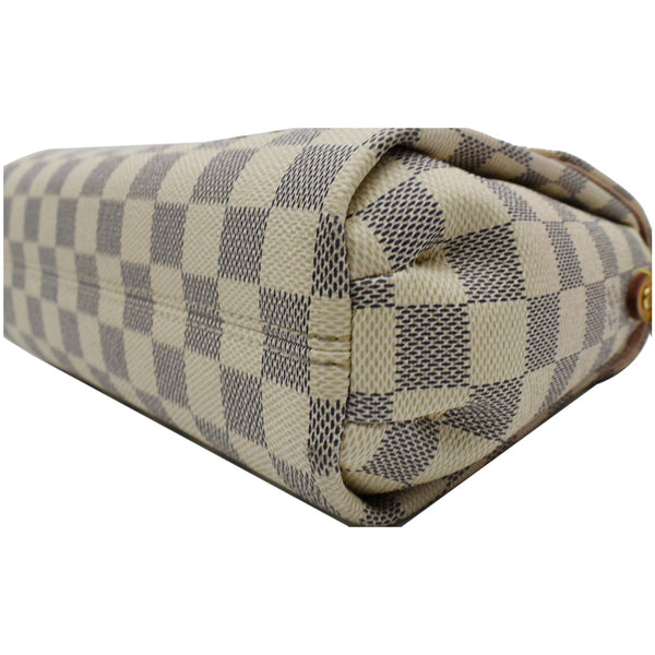 LOUIS VUITTON Croisette Damier Azur Shoulder Crossbody Bag White