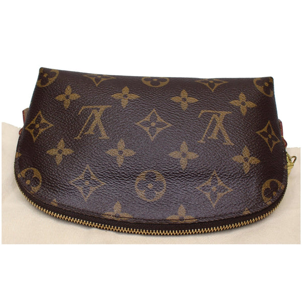 Louis Vuitton Monogram Canvas Cosmetic Clutch Brown