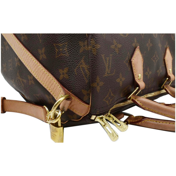 LOUIS VUITTON Speedy 30 Bandouliere Monogram Canvas Shoulder Bag Brown