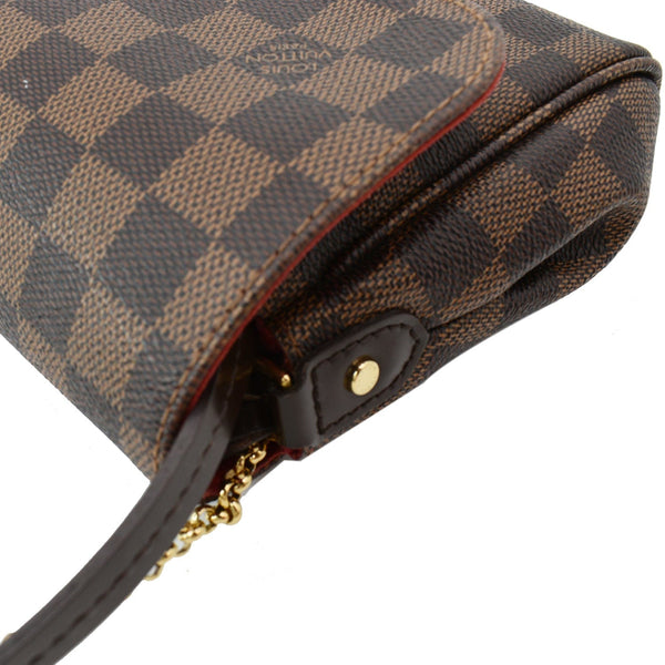 LOUIS VUITTON Favorite MM Damier Ebene Crossbody Bag Brown