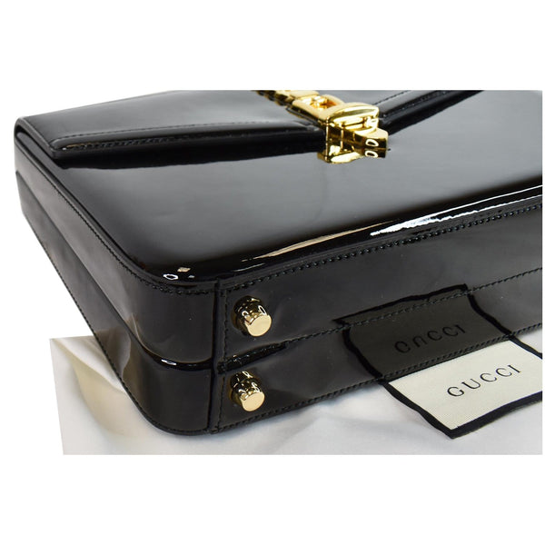 Gucci Sylvie 1969 Mini Top Handle Bag metal feet