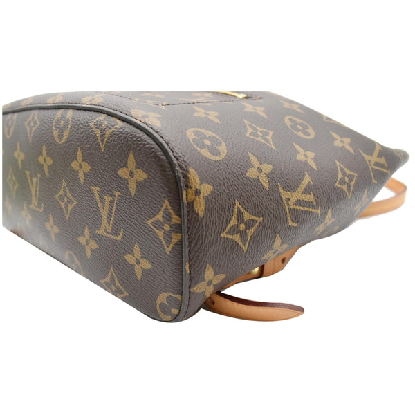 LOUIS VUITTON Montsouris NM Monogram Canvas Backpack Bag Brown
