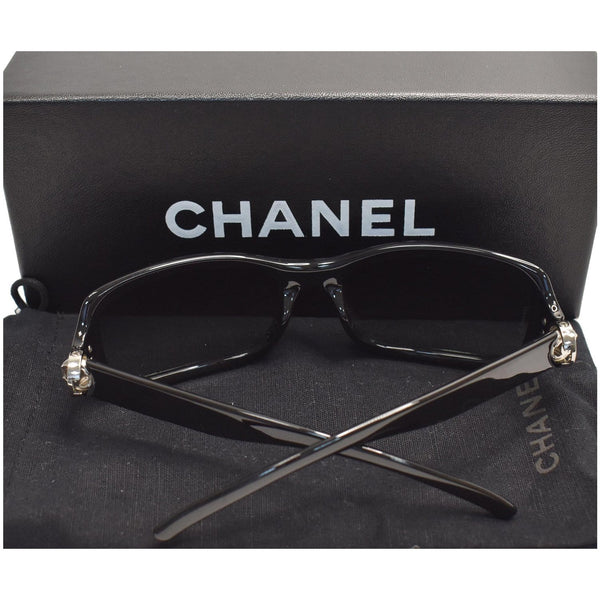 CHANEL 6024 C501/8G Women Sunglasses Black Lens