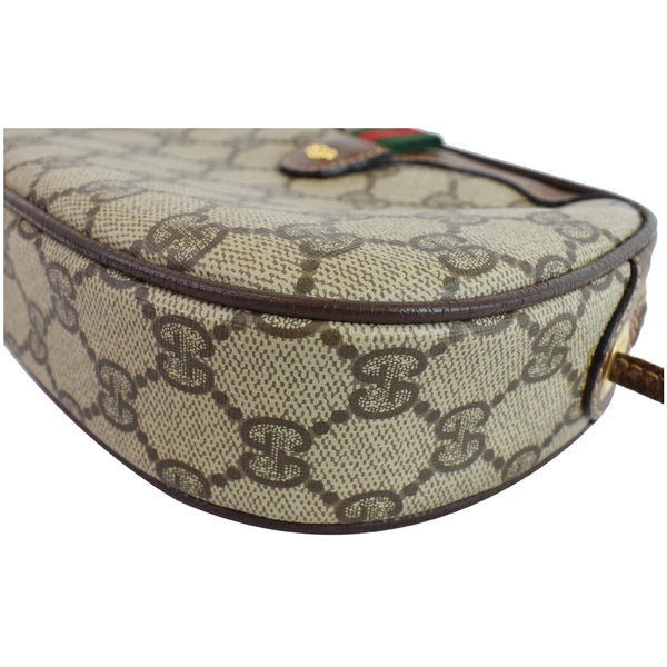 Gucci GG Supreme Web Crossbody Bag Beige For Women - beige color