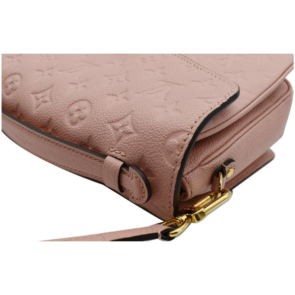 LOUIS VUITTON Metis Pochette Empreinte Leather Crossbody Bag Rose Poudre