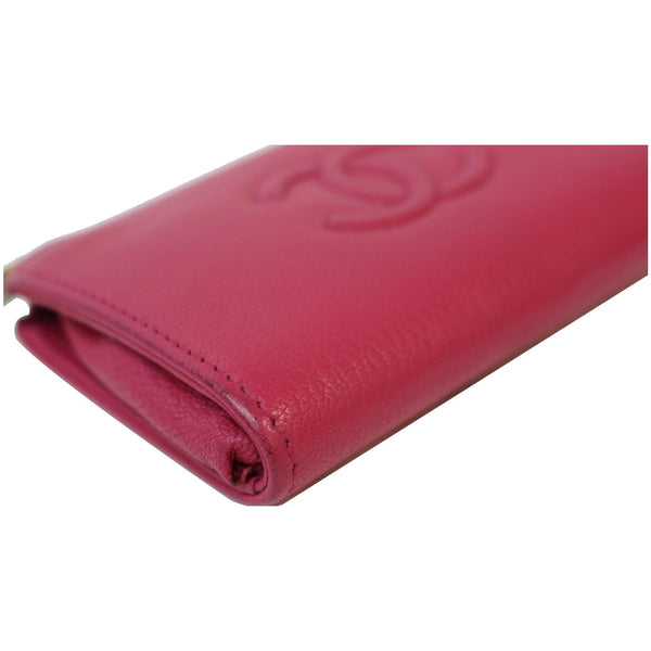 CHANEL CC Key Holder Caviar Leather Case Wallet Pink 22826381