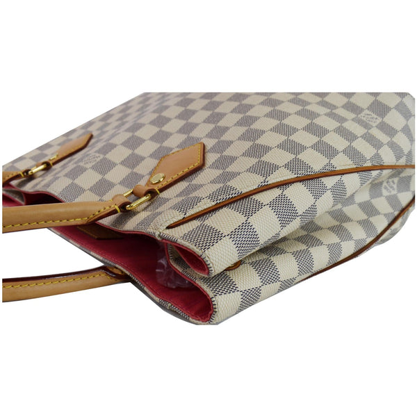 LOUIS VUITTON Calvi Damier Azur Shoulder Bag White