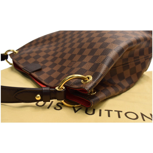 LOUIS VUITTON Graceful PM Damier Ebene Shoulder Bag Brown