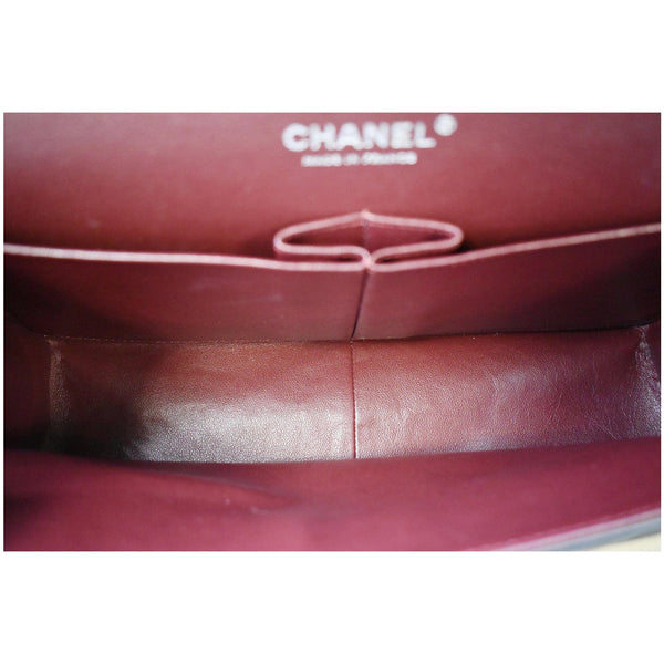 CHANEL Classic Jumbo Double Flap Lambskin Leather Shoulder Bag Black