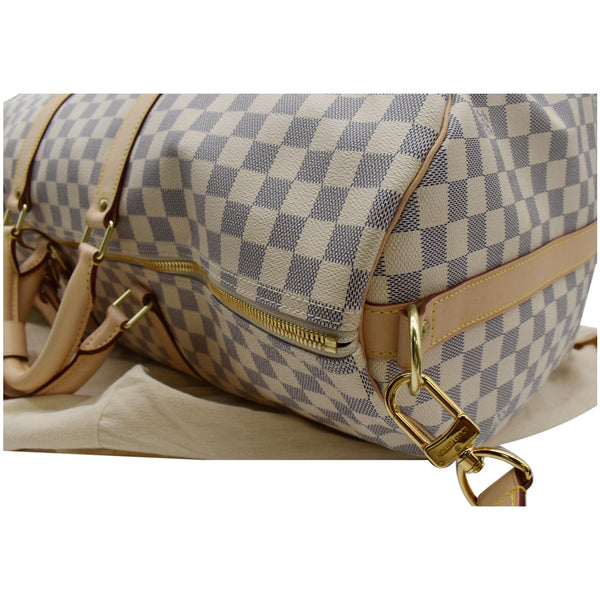 Louis Vuitton Keepall 55 Bandouliere Damier Azur Travel Bag