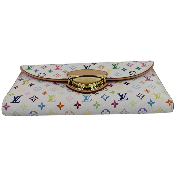 LOUIS VUITTON Eugenie Multicolor Monogram Wallet White