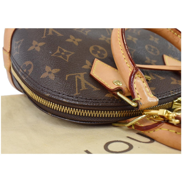 Louis Vuitton Alma BB Monogram Canvas Shoulder Bag - corner focused view