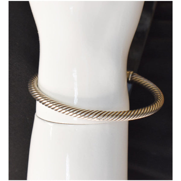 David Yurman Cable Sterling Silver Pearl wrist band