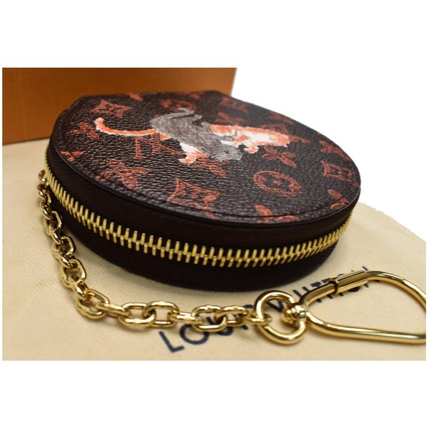 LOUIS VUITTON Catogram Micro Boite Chapeau Canvas Hat Box Bag Marron/Orange