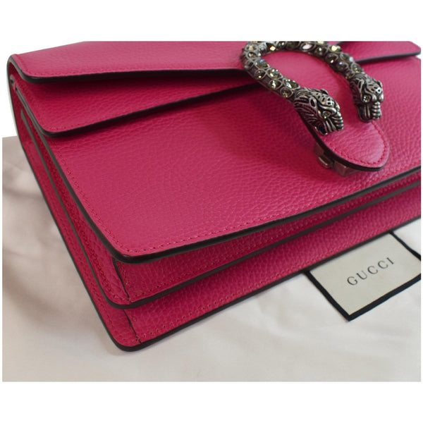GUCCI Dionysus Small Leather Shoulder Bag 400249 Pink