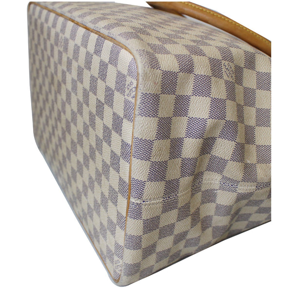 LOUIS VUITTON Saleya GM Damier Azur Shoulder Bag White