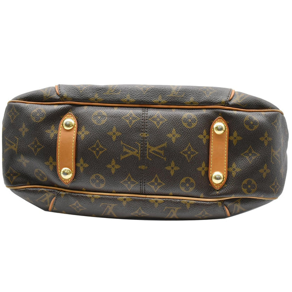 LOUIS VUITTON Galliera PM Monogram Canvas Hobo Shoulder Bag Brown