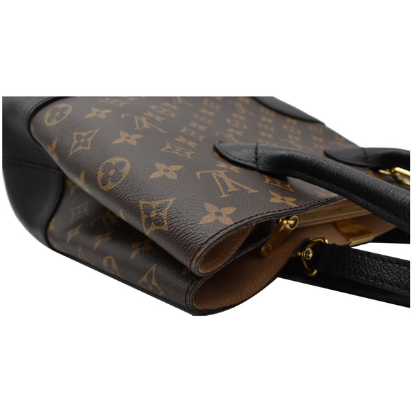 LOUIS VUITTON Flandrin Monogram Canvas Tote Shoulder Bag Brown