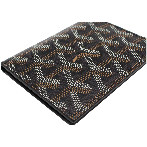 GOYARD Bi-Fold Coated Canvas Wallet Black