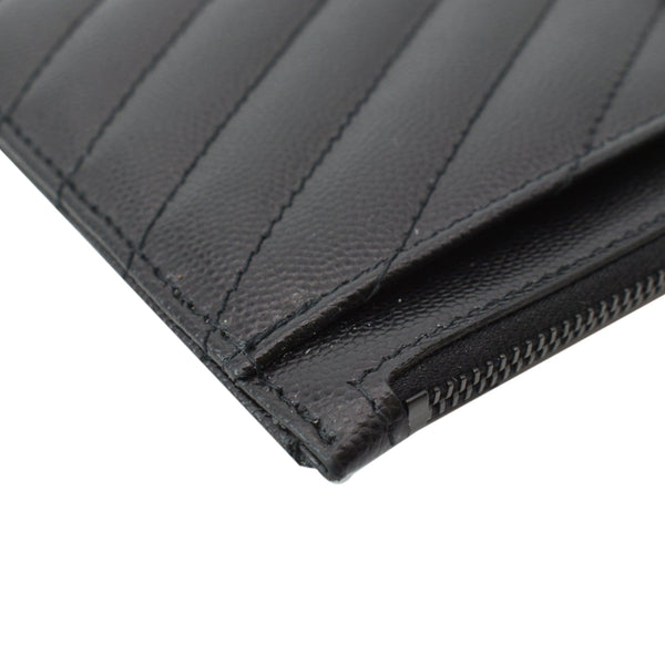 Yves Saint Laurent Matelasse Bill Grain De Poudre Zip Pouch