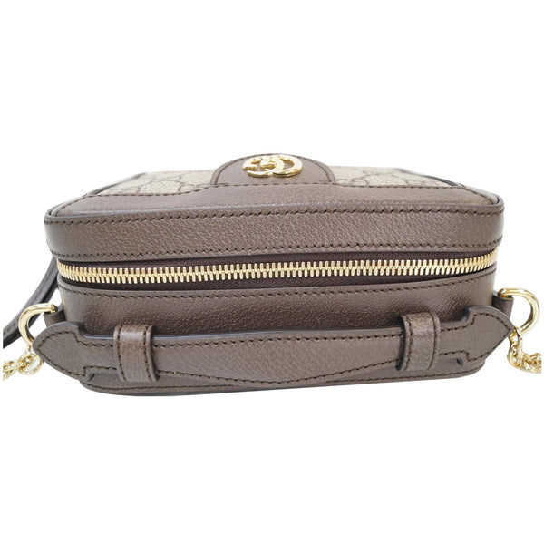 Gucci Ophidia GG Mini Supreme Shoulder Bag Beige