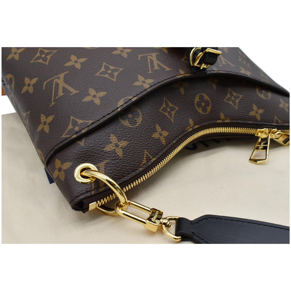 LOUIS VUITTON Odeon NM MM Monogram Canvas Shoulder Bag Black/Brown