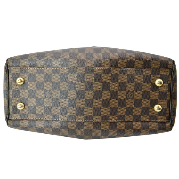 LOUIS VUITTON Trevi PM Damier Ebene Shoulder Bag Brown