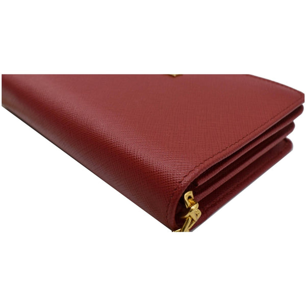 PRADA Saffiano Lux Leather Chain Shoulder Crossbody Bag