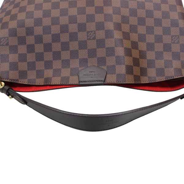 LOUIS VUITTON Graceful MM Damier Ebene Shoulder Bag Brown