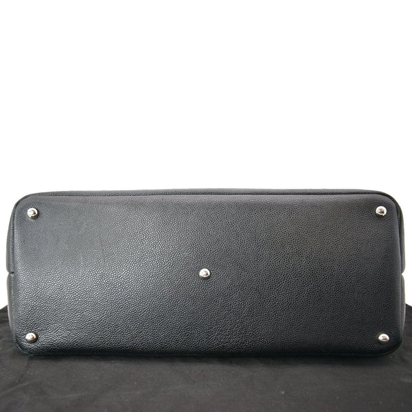 CHANEL Drawstring Large Quilted Calfskin Shopping Tote Bag Beige