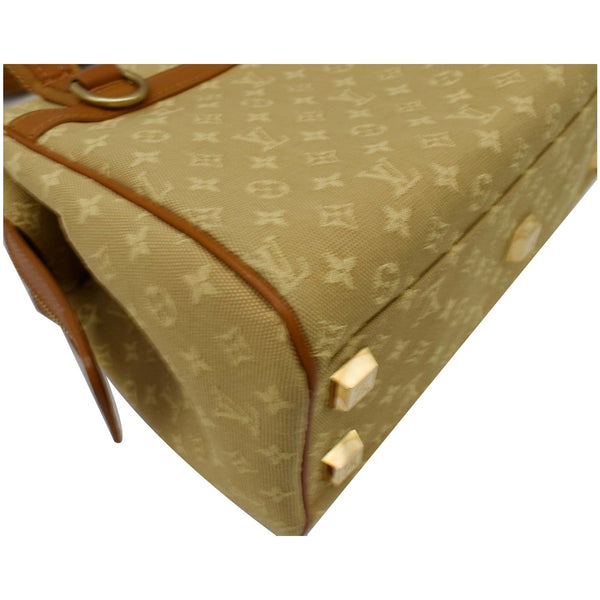 LOUIS VUITTON Josephine PM Mini Lin Monogram Canvas Satchel Bag Beige