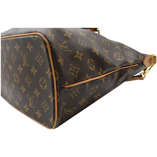 LOUIS VUITTON Palermo PM Monogram Canvas Shoulder Bag Brown