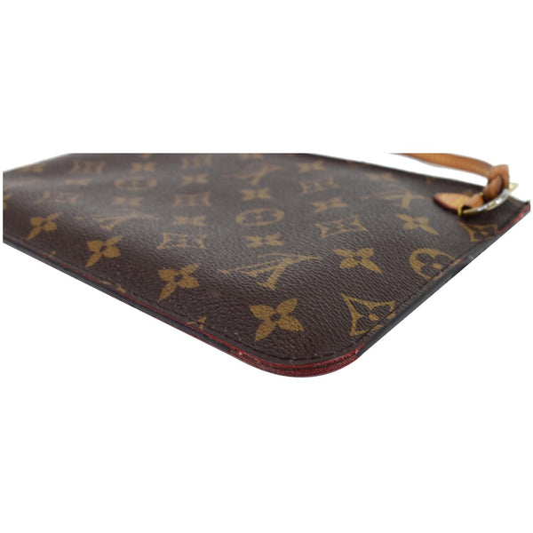 Louis Vuitton Pochette Wristlet Pouch Neverfull MM - bottom corner