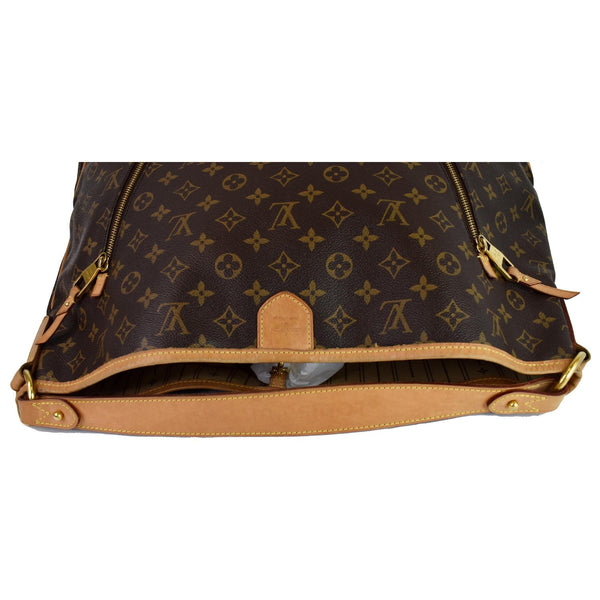 Louis Vuitton Delightful GM Monogram Canvas Bag Women - top closure look