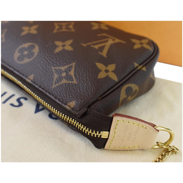 Louis Vuitton Mini Pochette Monogram Canvas Pouch - made in France