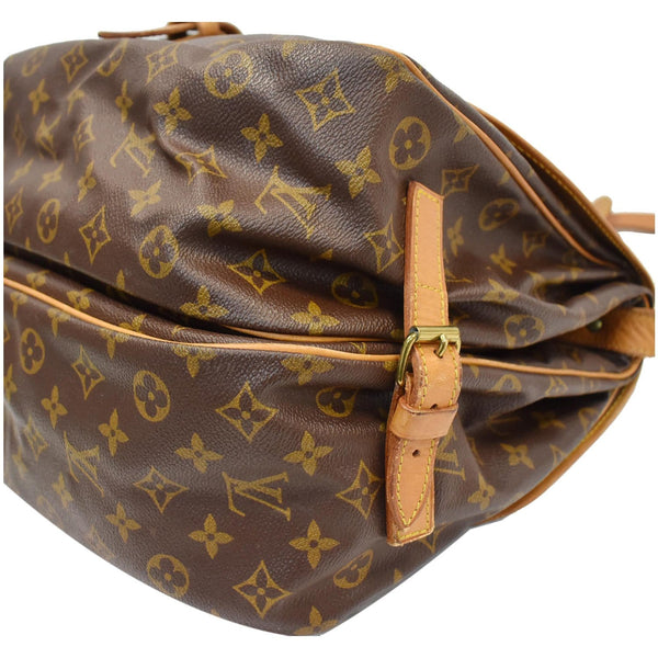 Louis Vuitton Saumur 35 Monogram Canvas Shoulder Bag - brown | DDH