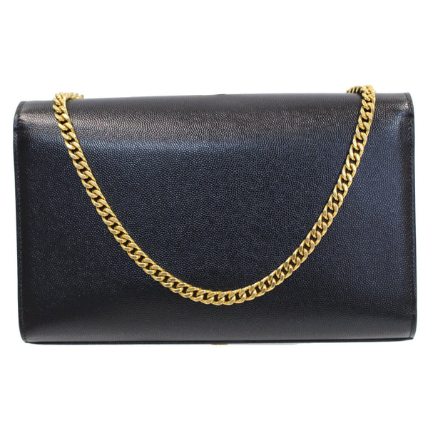 YVES SAINT LAURENT Kate Medium Grain De Poudre Crossbody Bag Black