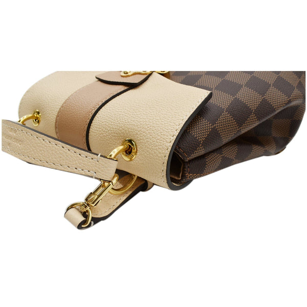 LOUIS VUITTON Clapton Damier Ebene Backpack Bag Creme Beige