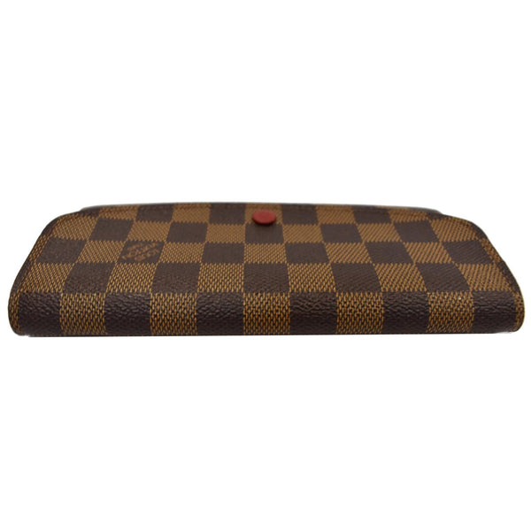 Louis Vuitton Emilie Damier Ebene Wallet Brown checks