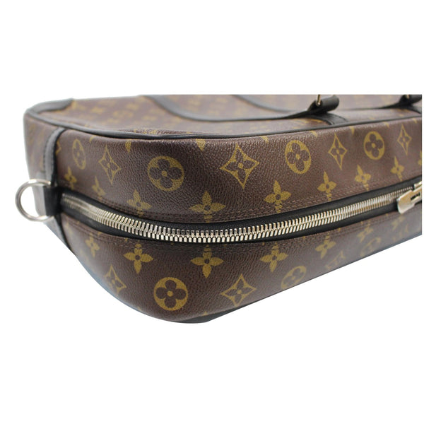 LOUIS VUITTON Porte Documents Voyage GM Macassar Briefcase Bag Brown