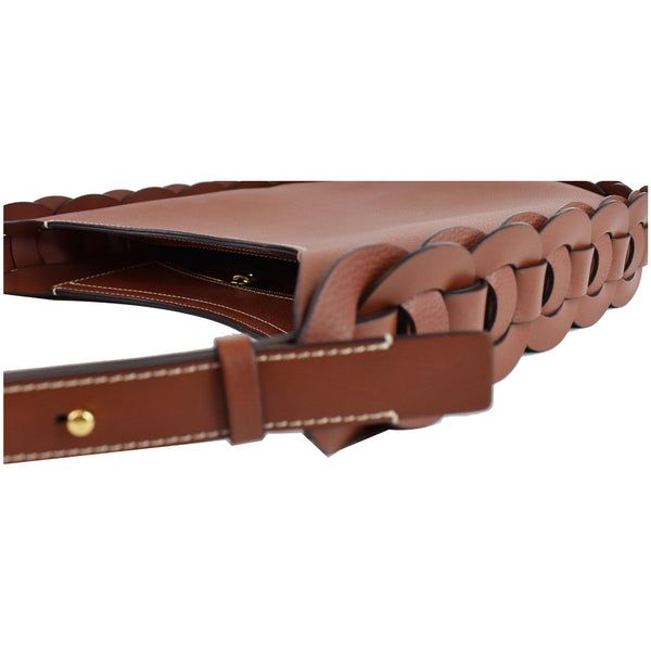 CHLOE Darryl large Grain Leather Hobo/Shoulder Bag Brown