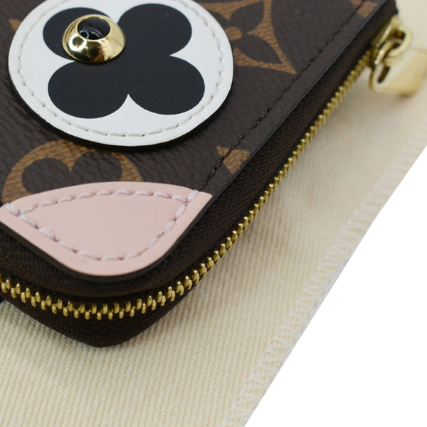 LOUIS VUITTON Monogram Canvas Valentine Dog Zippy Coin Purse