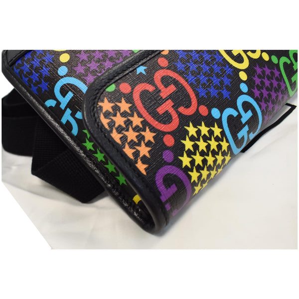 GUCCI GG Psychedelic Supreme Canvas Belt Bumbag Bag Black 598113